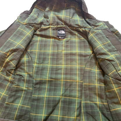 THE NORTH FACE ノースフェイス 中綿ジャケット フード付 カーキ S