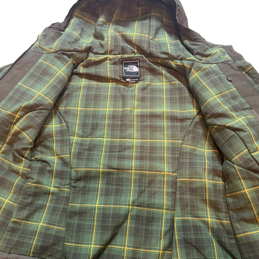 THE NORTH FACE ノースフェイス 中綿ジャケット フード付 カーキ S