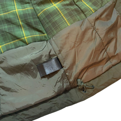THE NORTH FACE ノースフェイス 中綿ジャケット フード付 カーキ S