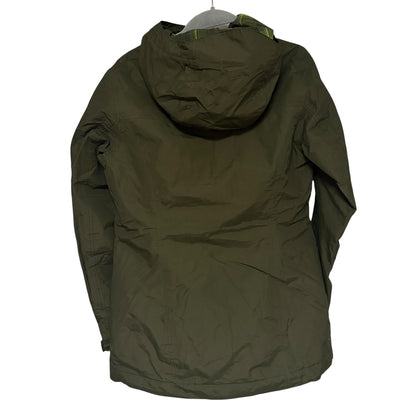 THE NORTH FACE ノースフェイス 中綿ジャケット フード付 カーキ S
