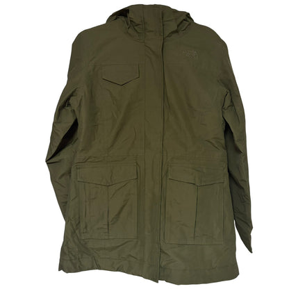 THE NORTH FACE ノースフェイス 中綿ジャケット フード付 カーキ S