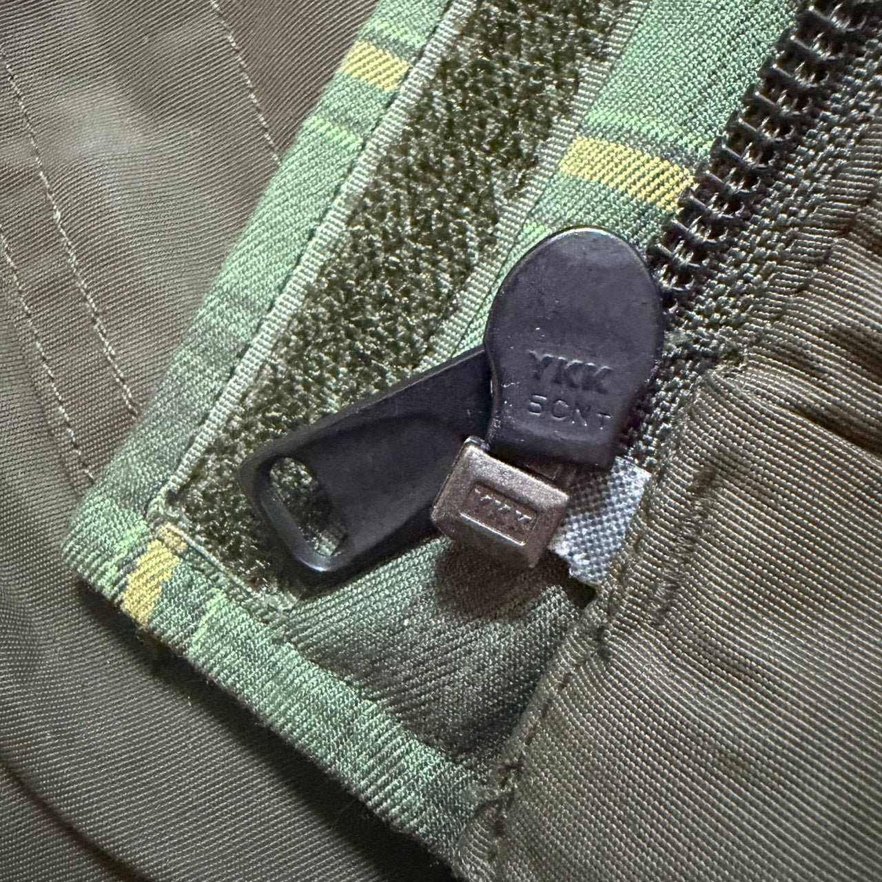 THE NORTH FACE ノースフェイス 中綿ジャケット フード付 カーキ S
