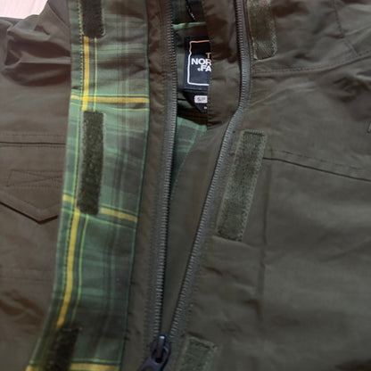 THE NORTH FACE ノースフェイス 中綿ジャケット フード付 カーキ S