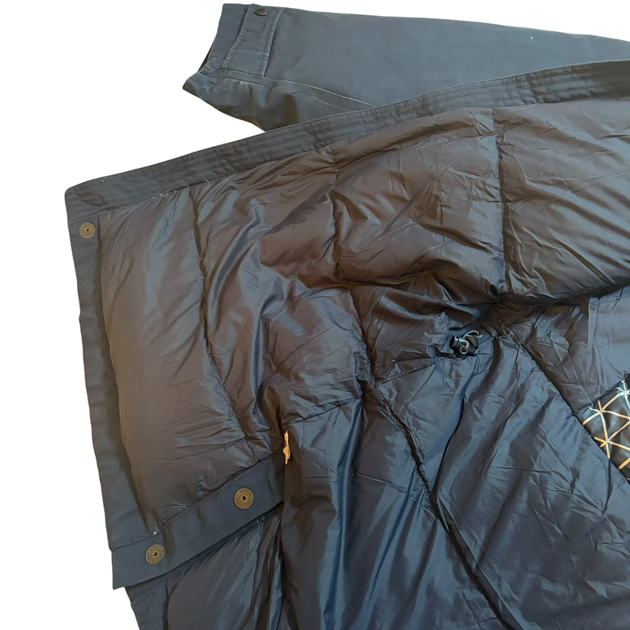 THE NORTH FACE ノースフェイス ダウンジャケット ロング丈 ファー ネイビー L