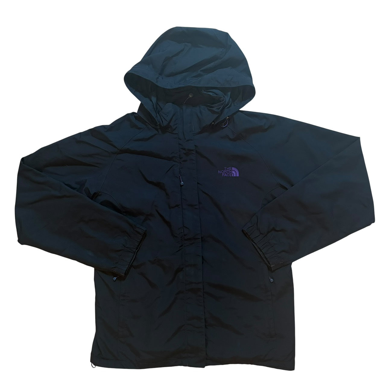 THE NORTH FACE ノースフェイス HYVENT マウンテンパーカー ブラックxパープル L