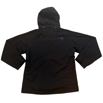 THE NORTH FACE ノースフェイス HYVENT マウンテンパーカー ブラックxパープル L