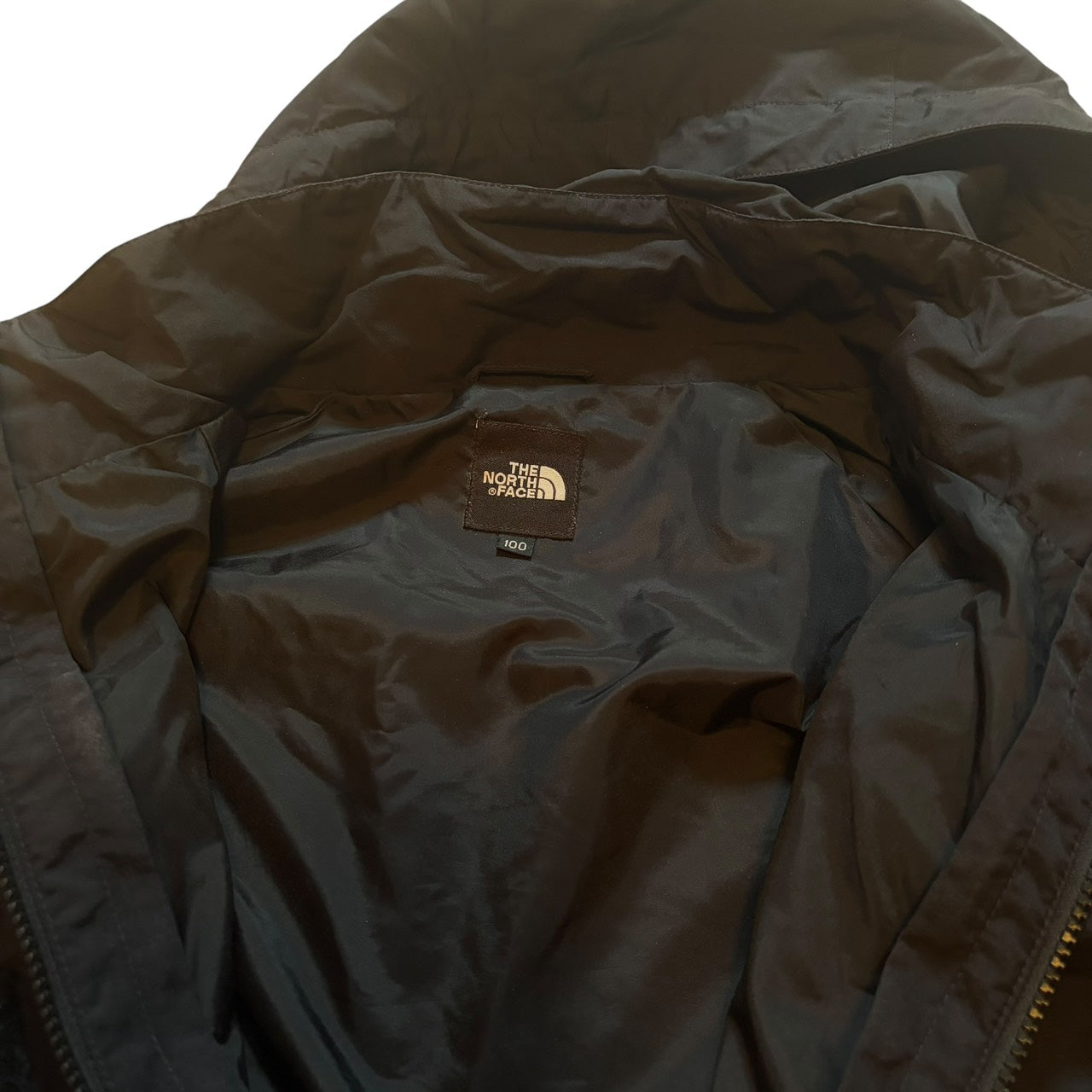 THE NORTH FACE ノースフェイス HYVENT マウンテンパーカー ブラックxパープル L