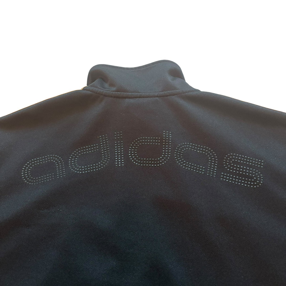 adidas アディダス トラックジャケット ジャージ ブラック×ゴールド S