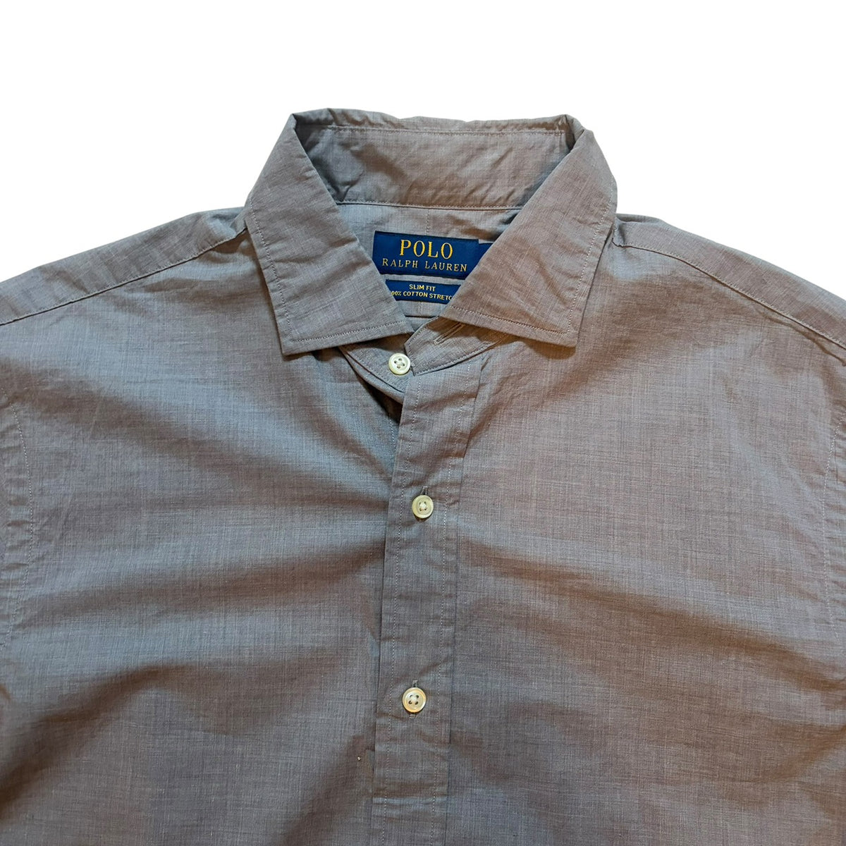 POLO RALPH LAUREN ポロ ラルフローレン 長袖シャツ グレー L相当