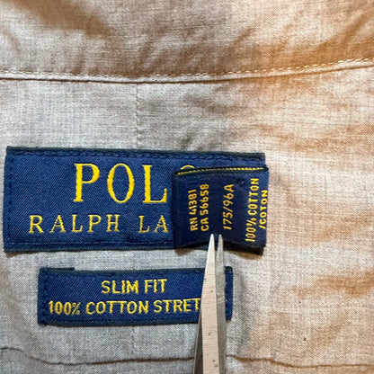 POLO RALPH LAUREN ポロ ラルフローレン 長袖シャツ グレー L相当