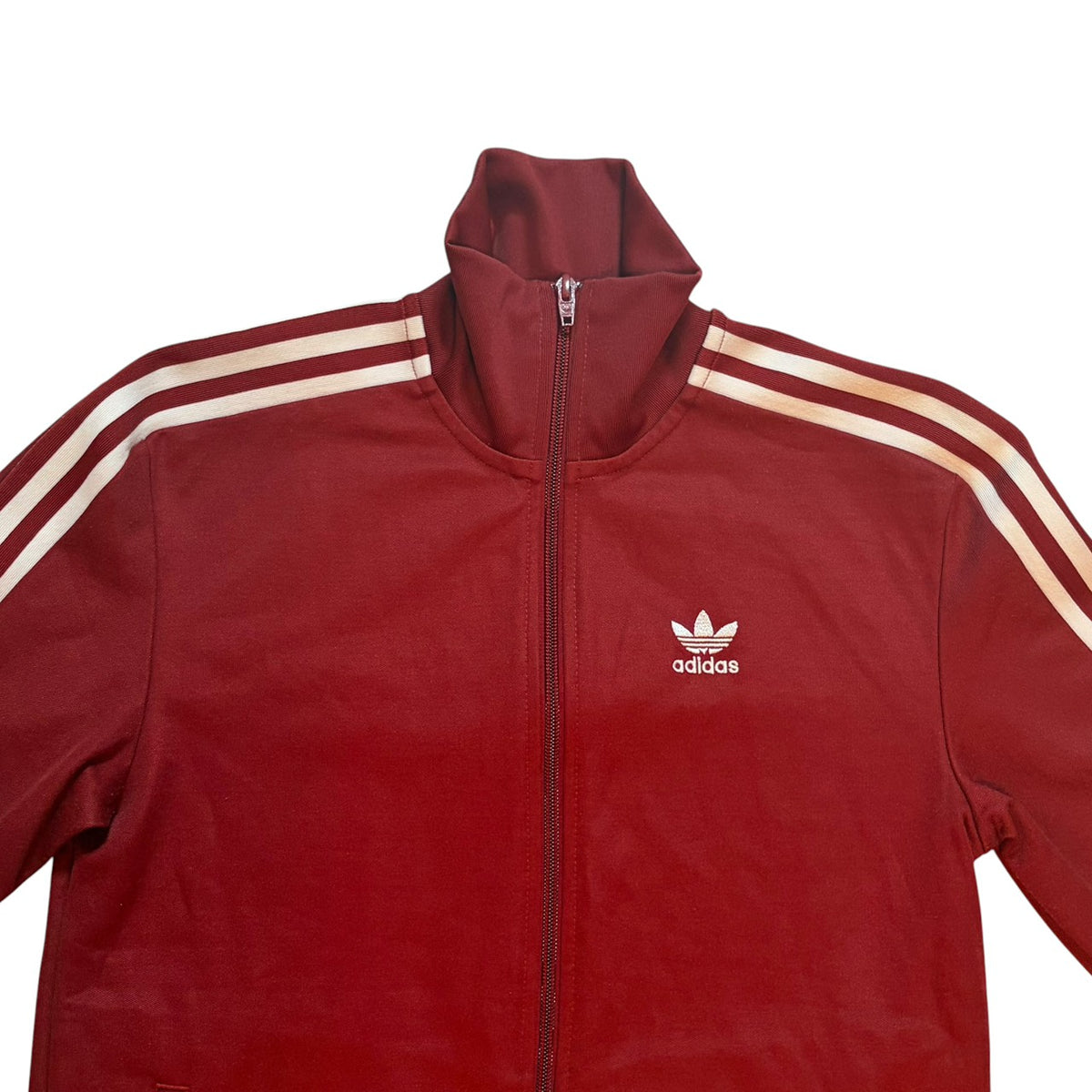 adidas アディダス トラックジャケット ボルドー トレフォイル XS