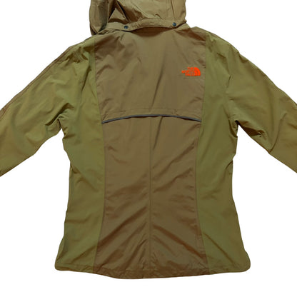 THE NORTH FACE ナイロンジャケット カーキ×オレンジ M