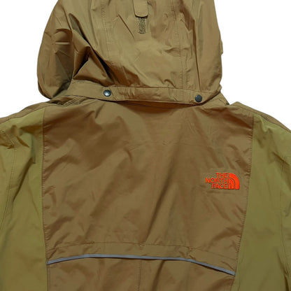 THE NORTH FACE ナイロンジャケット カーキ×オレンジ M