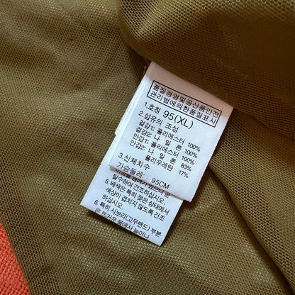 THE NORTH FACE ナイロンジャケット カーキ×オレンジ M
