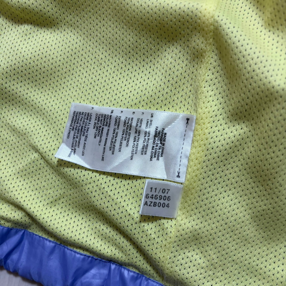 adidas アディダス ナイロンジャケット 3ストライプ マルチカラー M