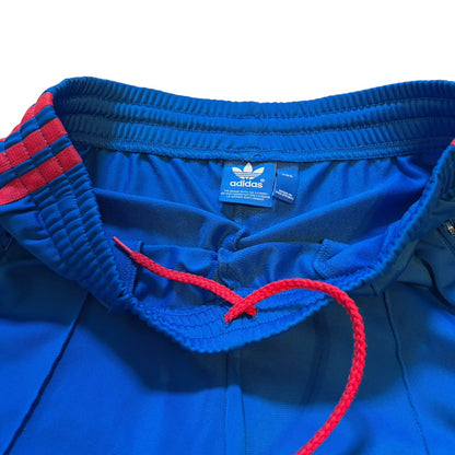adidas アディダス トラックパンツ ファイヤーバード ブルーXオレンジ XS