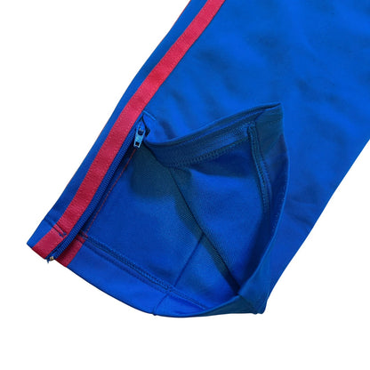 adidas アディダス トラックパンツ ファイヤーバード ブルーXオレンジ XS