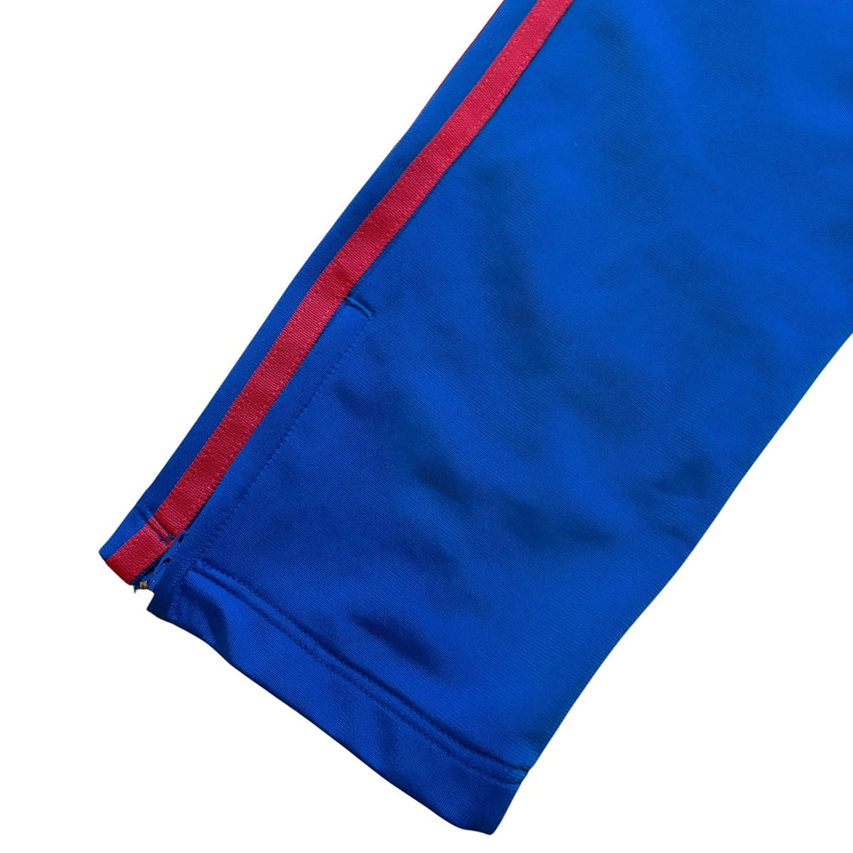 adidas アディダス トラックパンツ ファイヤーバード ブルーXオレンジ XS