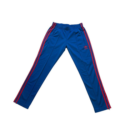 adidas アディダス トラックパンツ ファイヤーバード ブルーXオレンジ XS