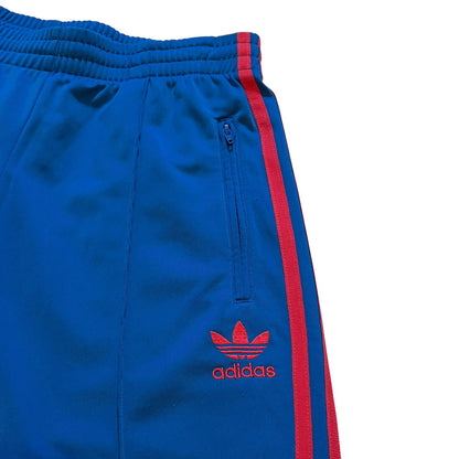 adidas アディダス トラックパンツ ファイヤーバード ブルーXオレンジ XS