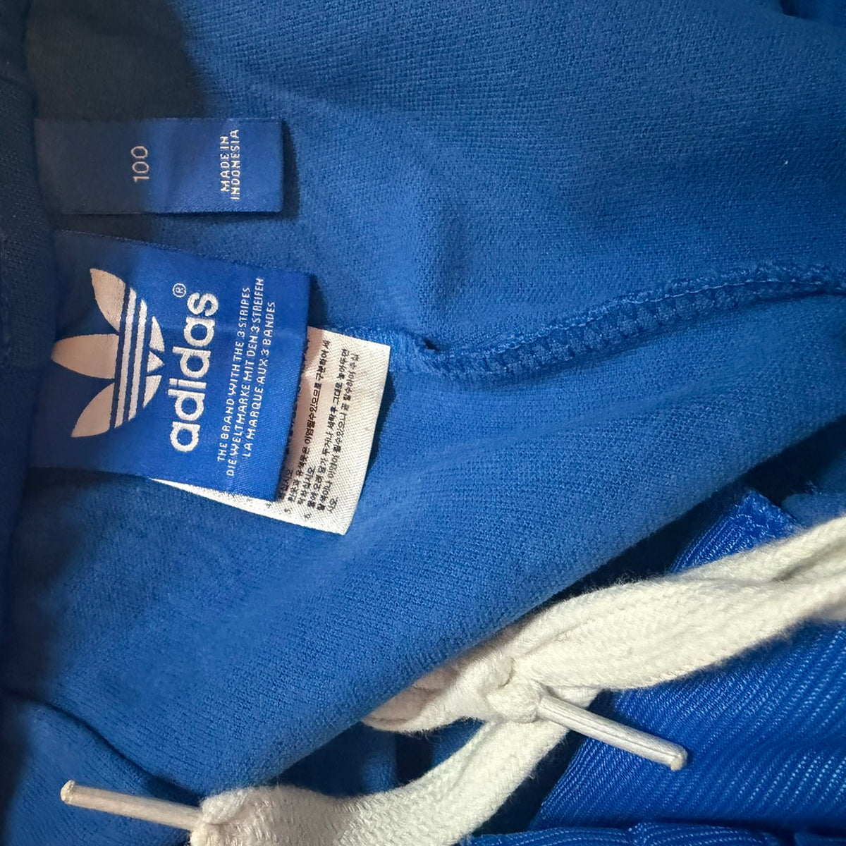 adidas アディダス ヨーロッパシリーズ トラックパンツ ジャージ ブルー  L