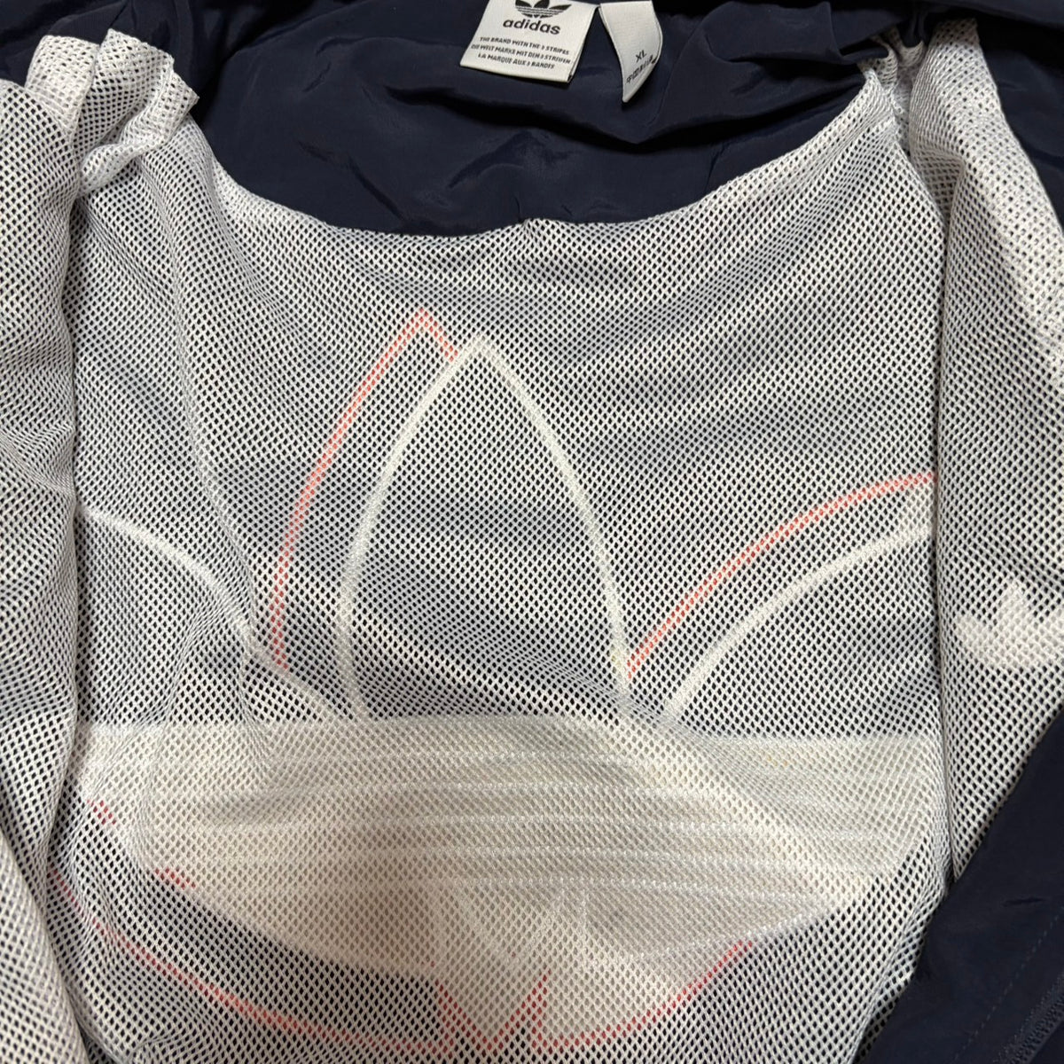 adidas アディダス トレフォイル ナイロンジャケット XL