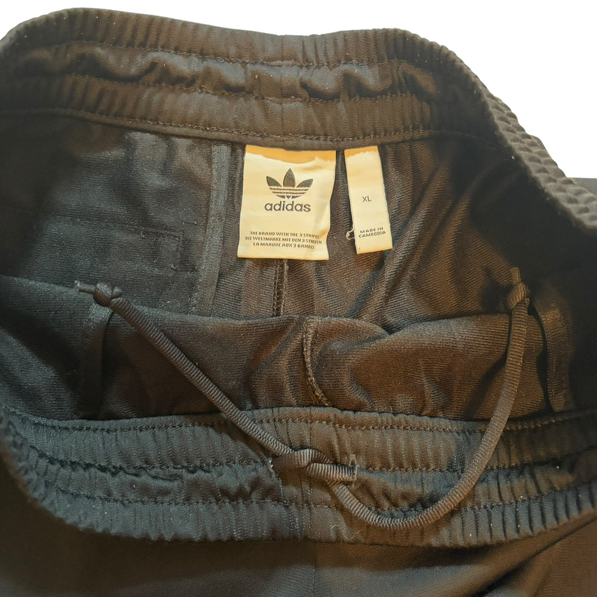 adidas アディダス トラックパンツ ジャージ ブラック XL