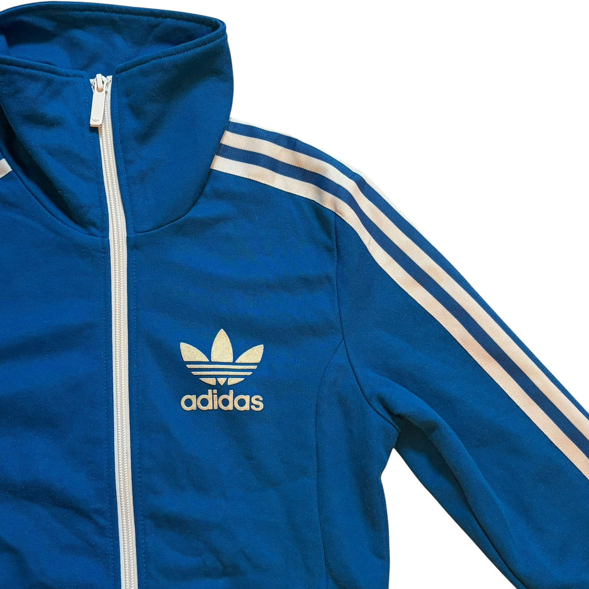 adidas アディダス トラックジャケット ジャージ ブルー S