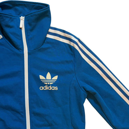 adidas アディダス トラックジャケット ジャージ ブルー S