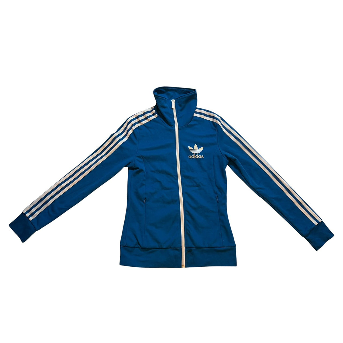 adidas アディダス トラックジャケット ジャージ ブルー S