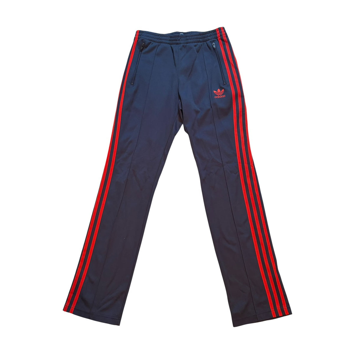 adidas アディダス ヨーロッパシリーズ トラックパンツ ジャージ ネイビー×レッド M