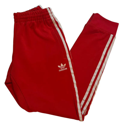 adidas アディダス スーパースターシリーズ トラックパンツ ジョガーパンツ レッド M