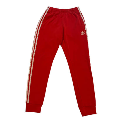 adidas アディダス スーパースターシリーズ トラックパンツ ジョガーパンツ レッド M
