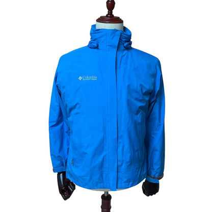 コロンビアマウンテンジャケット goretex ブルー M 管理番号B-007