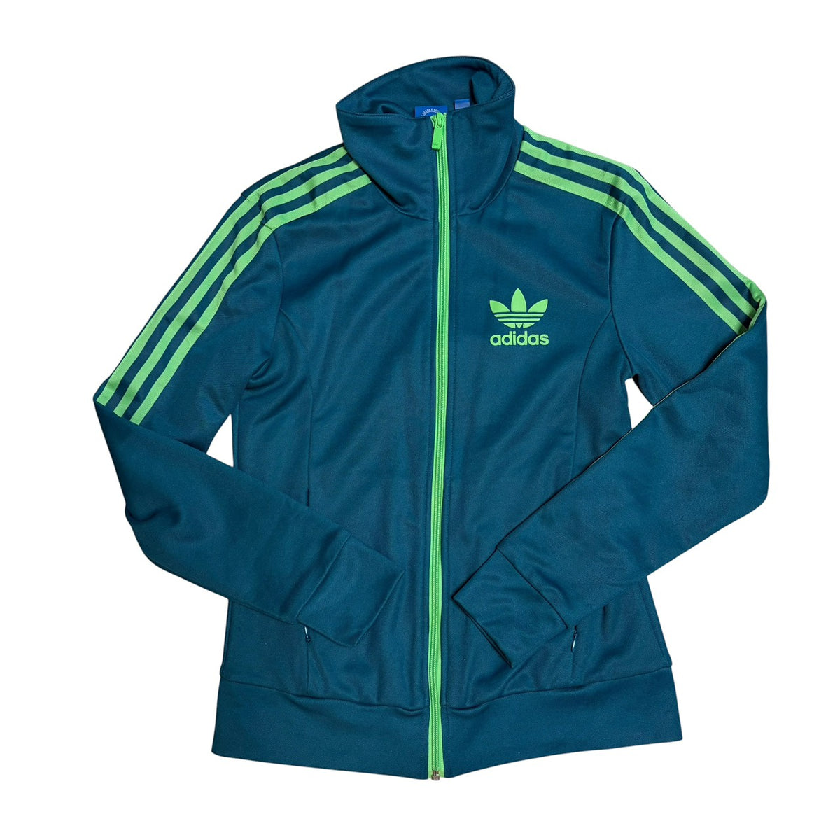 セット品　adidas ジャージ+パンツ　グリーン　90サイズS相当 管理番号B-014