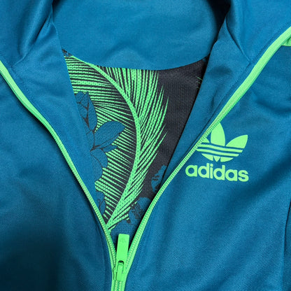セット品　adidas ジャージ+パンツ　グリーン　90サイズS相当 管理番号B-014