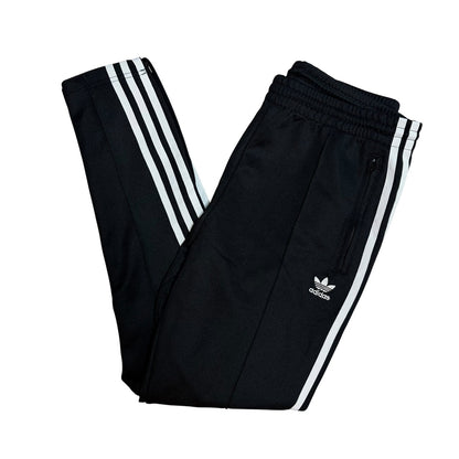 adidas ジャージパンツ　ファイアバードロゴ　サイドジップポケット　黒　M 管理番号B-020