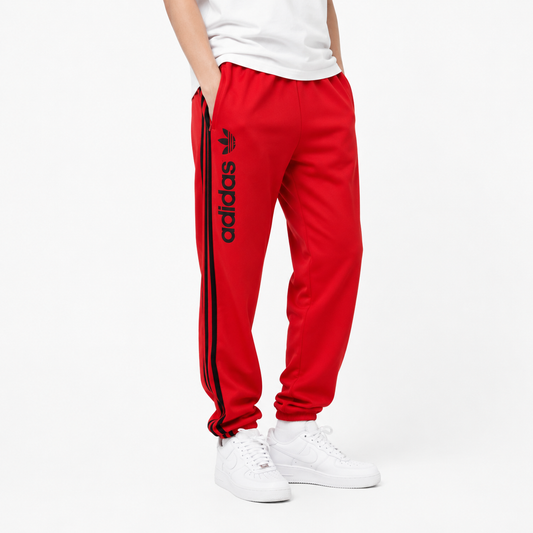 adidas ストリートダイバー トラックパンツ ジャージ レッド M